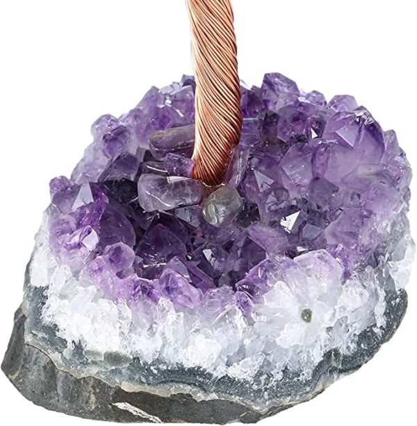 Amethyst 300 Beads  Cluster Geode Druzy Base Trees - Image 2
