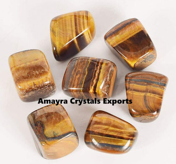 Tiger Eye Tumbled Stones