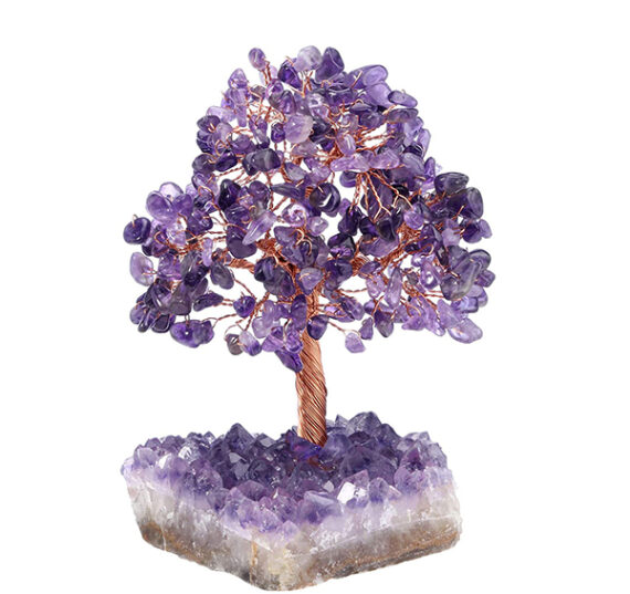 Amethyst 300 Beads  Cluster Geode Druzy Base Trees