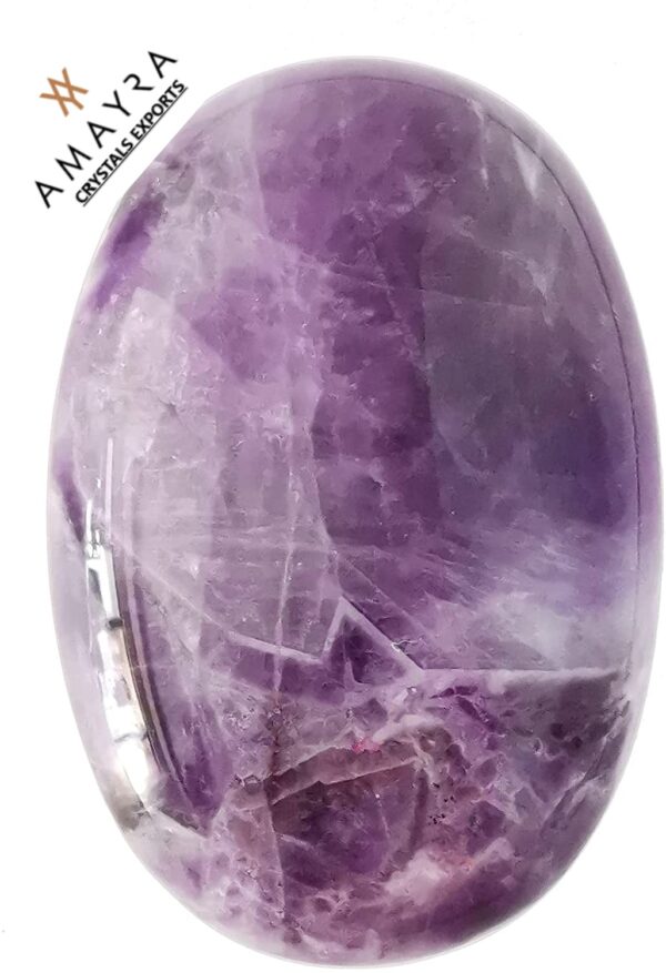 Gemstone Amethyst Palm Stone - Image 3