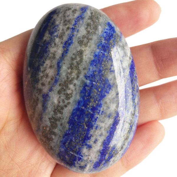 Gemstone Lapis Lazuli Palm Stone - Image 5