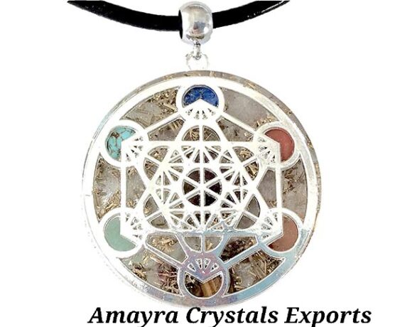 Orgone Seven Chakra Metatron Pendant