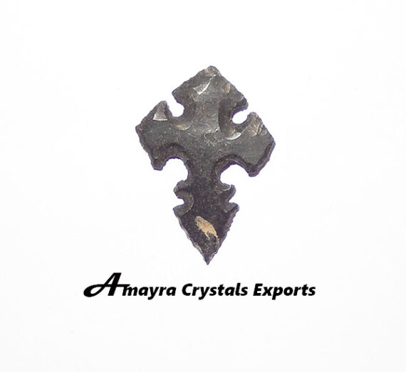 Fancy Jasper Cross Shaped Carved Artifact