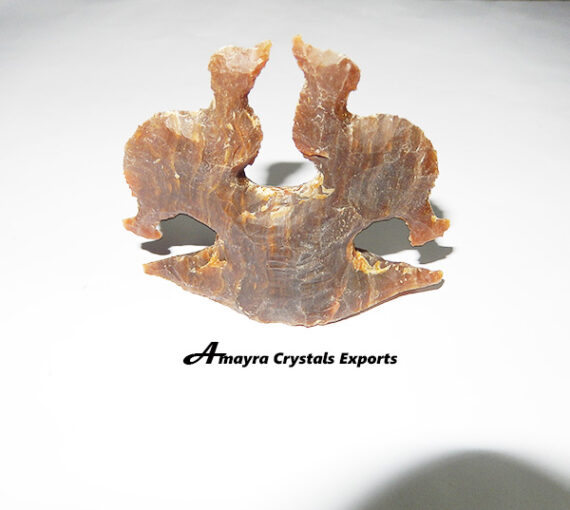 Fancy Jasper Animal Shaped Carved Artifact