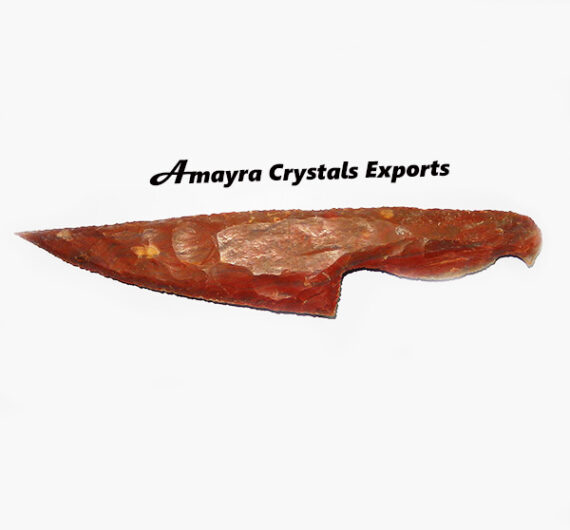 Fancy Jasper Knife Shaped Carved Artifact Design 2