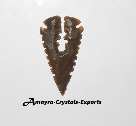Fancy Jasper Latest Design Carved Arrowhead