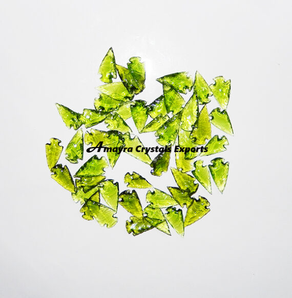 Green Obsidian Arrowheads