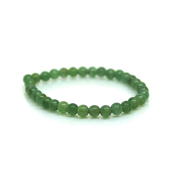 Green Aventurine Elastic Beads Bracelet