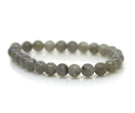 Labradorite Elastic Beads Bracelet