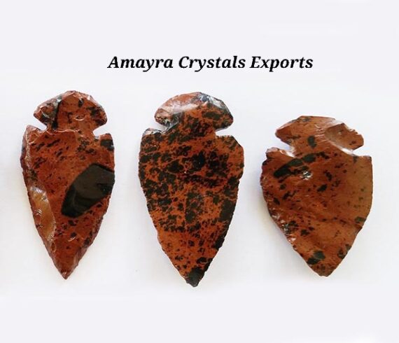 Gemstone Mahagony Obsidian Arrowheads