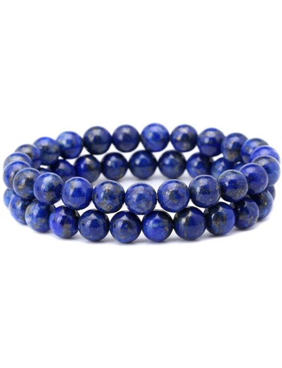 Lapis Lazuli Elastic Beads Bracelet