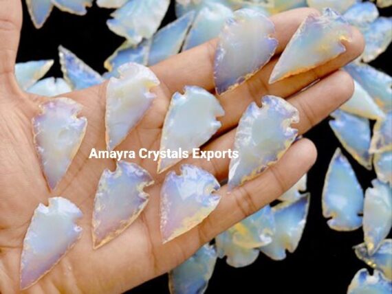 Gemstone Opalite Arrowheads
