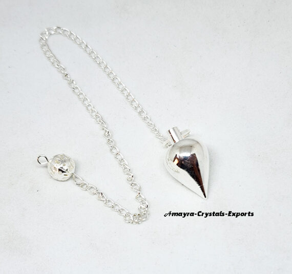 Beautiful Silver Egyptian Tear Drop Metal Pendulum