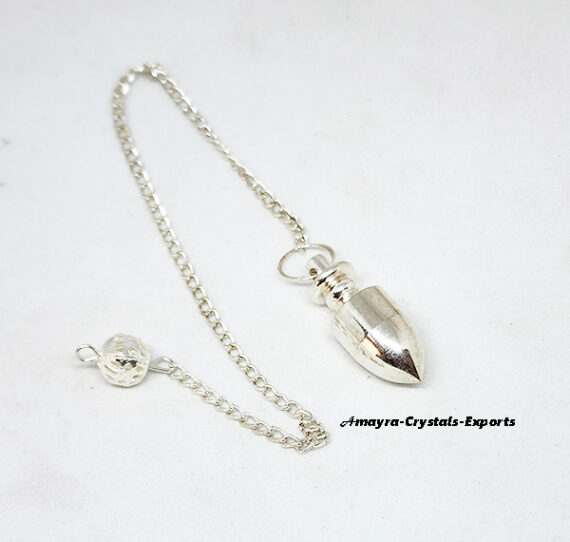 Beautiful Silver Bullet Metal Pendulum