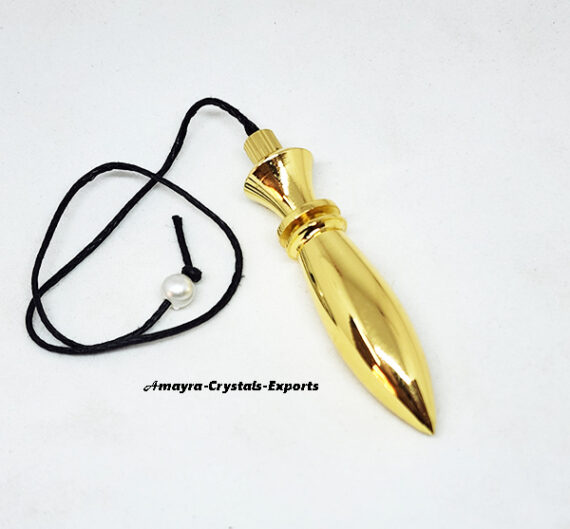 Beautiful Golden Karnak Metal Pendulum