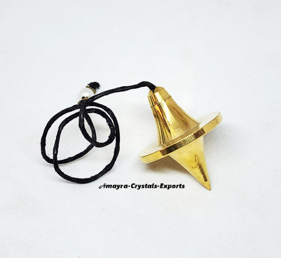 Beautiful Golden UFO Metal Pendulum