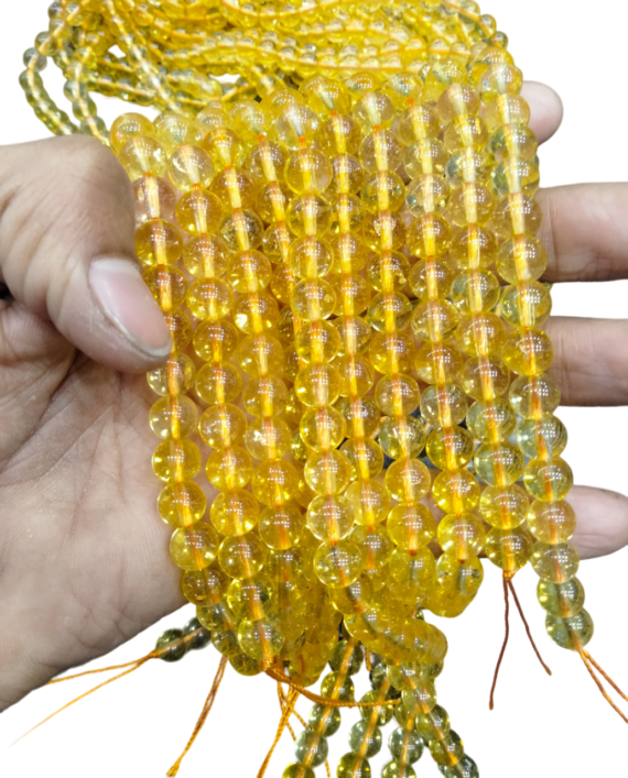 Citrine Natural 8mm Beads Strands