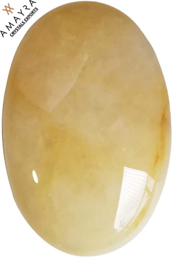 Gemstone Yellow Aventurine Palm Stone