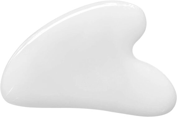 Gemstone White Agate GuaSha