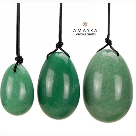 Natural Green Aventurine Yoni Eggs