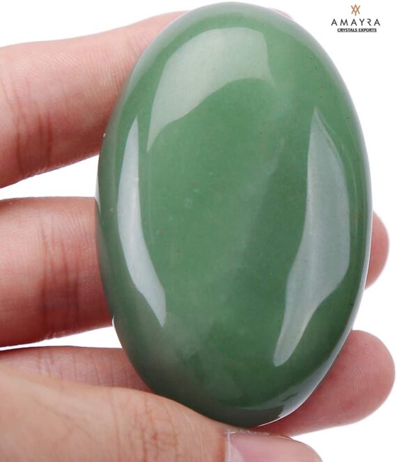 Gemstone Green Aventurine Palm Stone