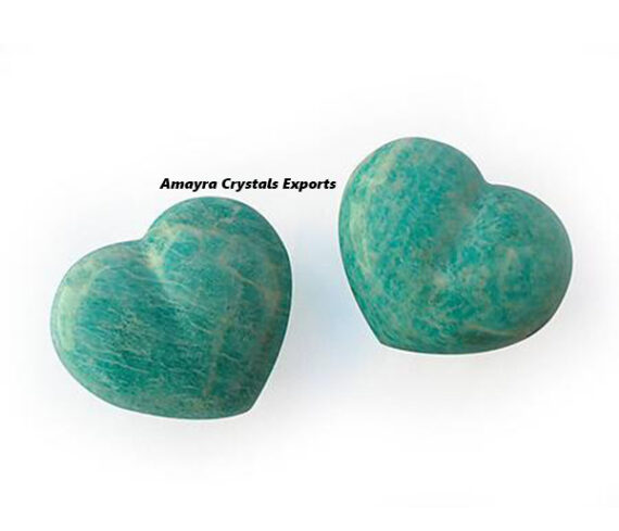Gemstone Amazonite Pub Hearts
