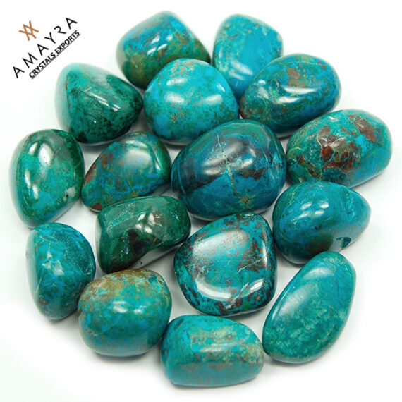 Gemstone Chrysocolla Tumble Stones