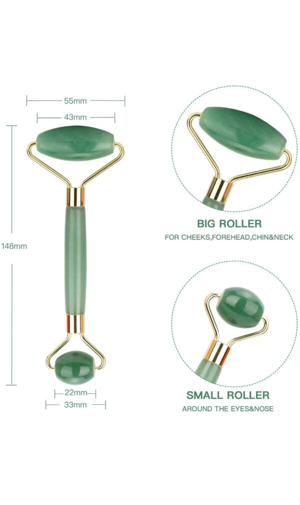 Gemstone Green Aventurine Face Roller - Image 3