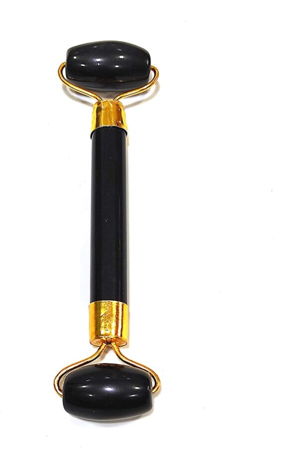 Gemstone Black Obsidian Face Roller