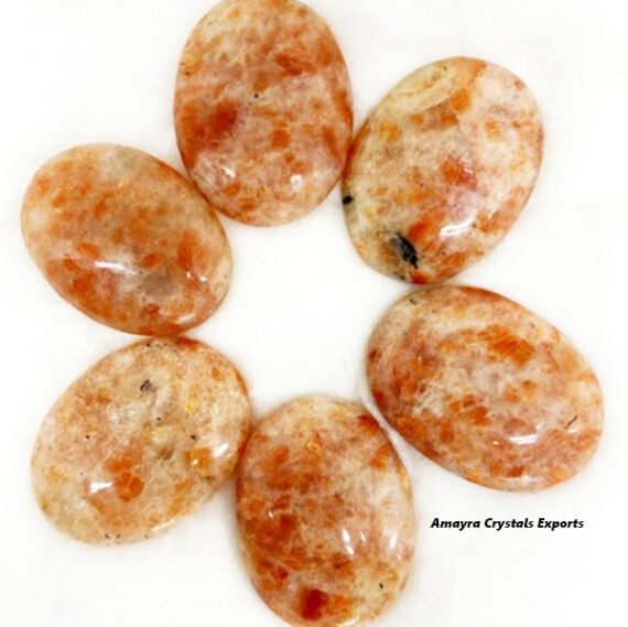 Gemstone Sunstone Palm Stone