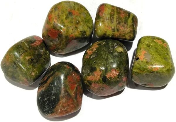 Natural Gemstone Unakite Tumble Stone - Image 3