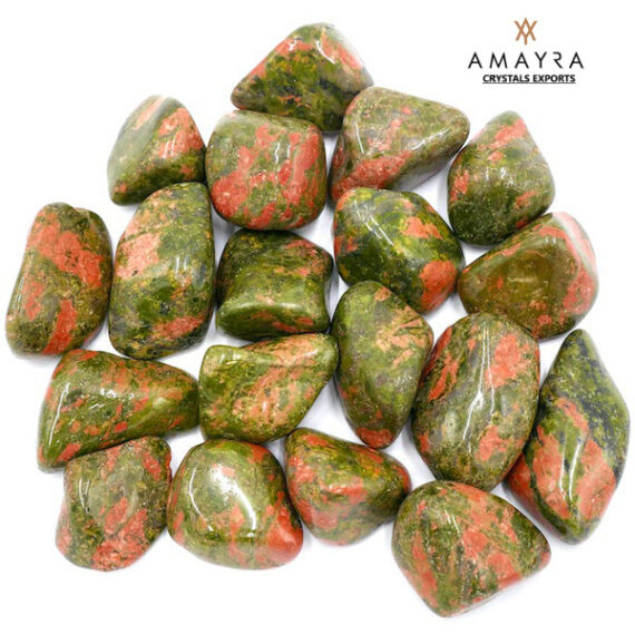 Natural Gemstone Unakite Tumble Stone