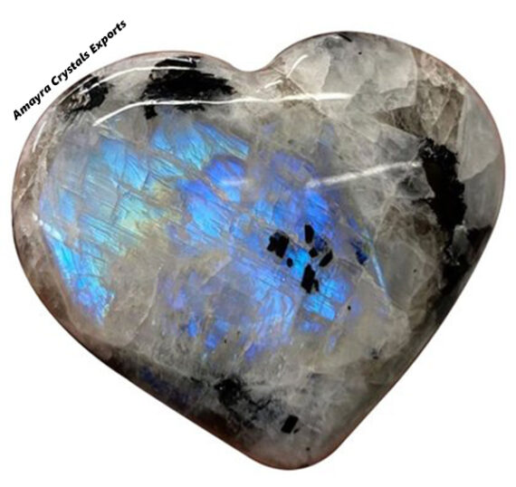 Gemstone Rainbow Moonstone Pub Hearts