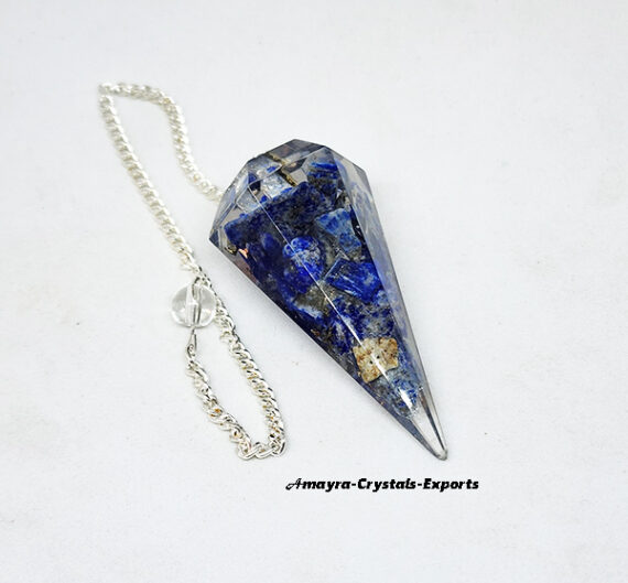 Orgonite Lapis Lazuli Dowsing Pendulum