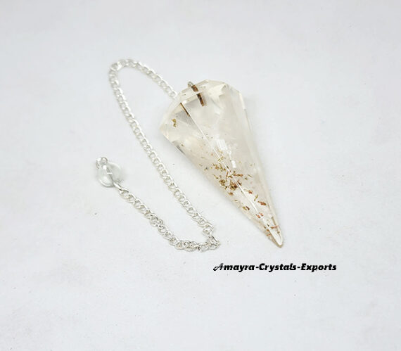 Orgonite Crystal Dowsing Pendulum