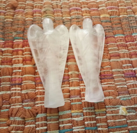 Natural Gemstone Crystal Quartz 2 Inch Angel