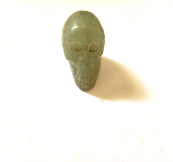 Natural Gemstone Green Aventurine 1 Inch Skull
