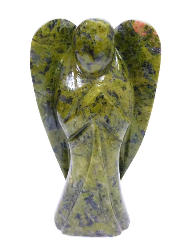 Natural Gemstone Unakite 3 Inch Angel
