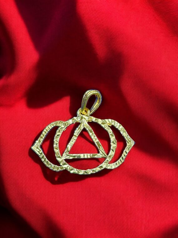 Metal Pendant Root Chakra to Crown Chakra Pendant