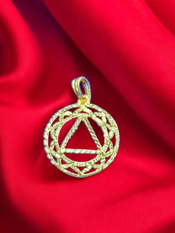 Metal Pendant Sacral Chakra Pendant All 7 Chakra Metal pendant