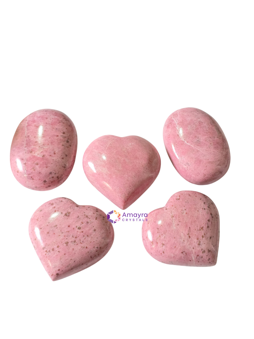 Natural Gemstone Stichtite Heart - Image 3