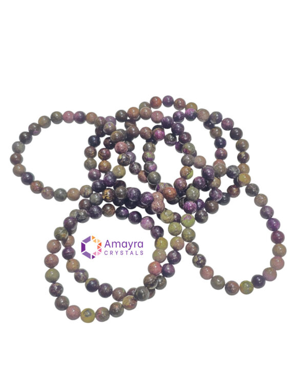 Natural Gemstone Stichtite Bracelet