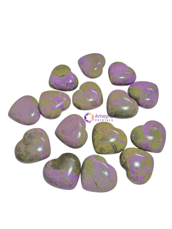 Natural Gemstone Stichtite Heart