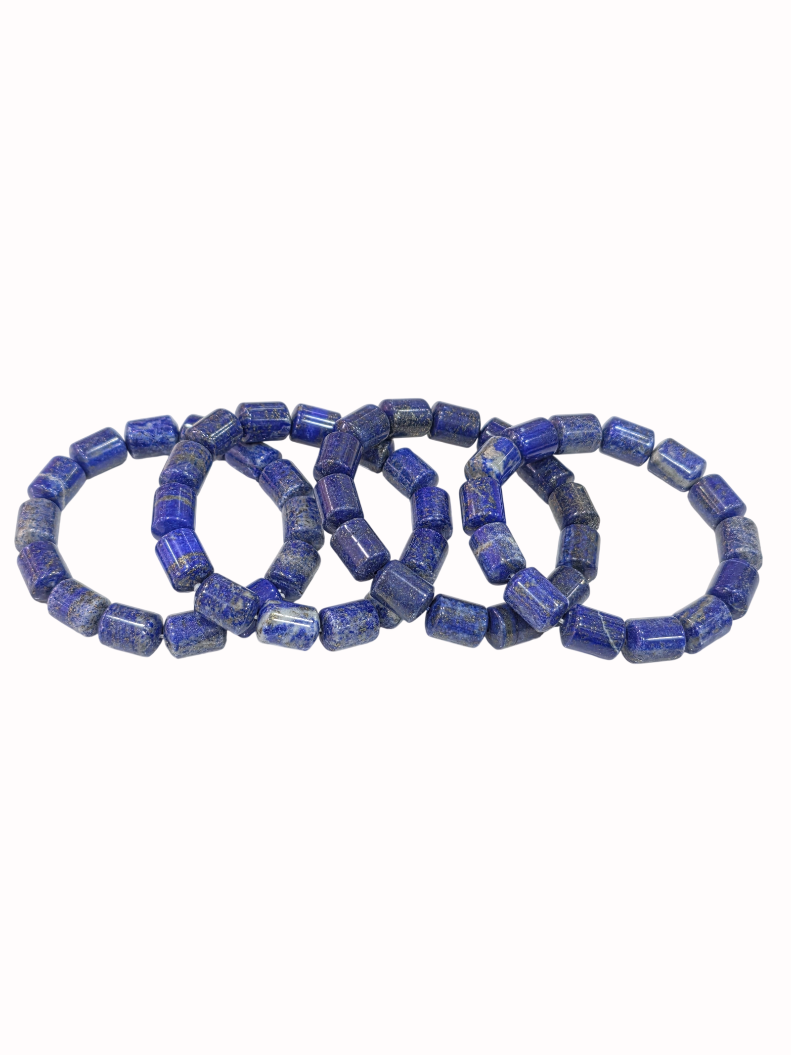 LAPIS LAZULI Barrel beads bracelets - Image 2